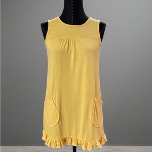 Lily White Sunny Yellow Tank Top
